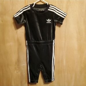 Adidas infant velour jumpsuit 6 months